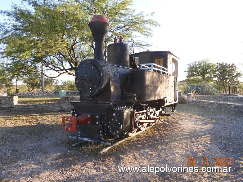 Foto: Salinas del Bebedero - Locomotora Decauville - Salinas del Bebedero (San Luis), Argentina