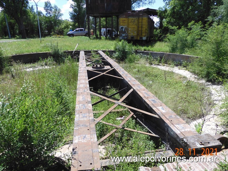 Foto: Estacion La Carlota - Mesa Giratoria - La Carlota (Córdoba), Argentina