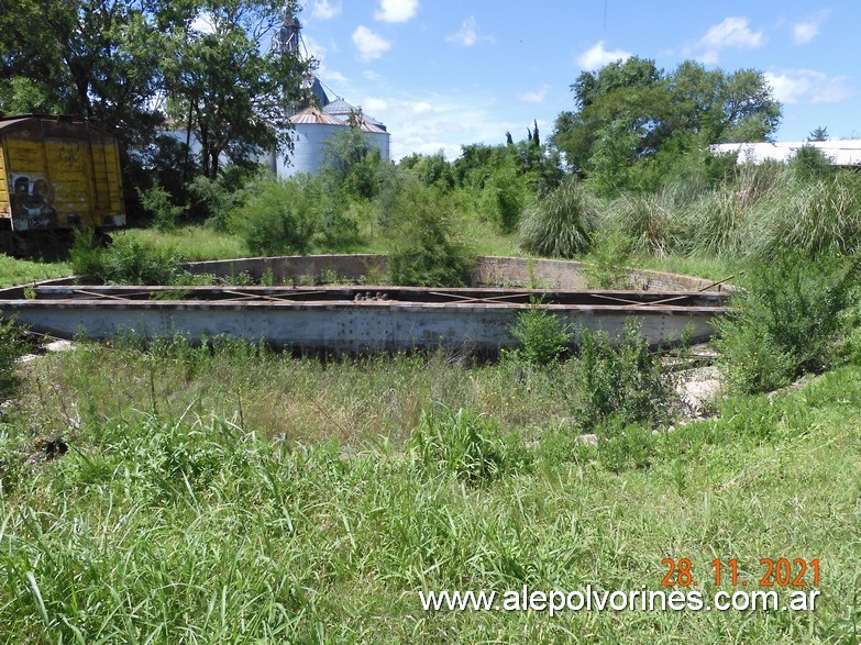 Foto: Estacion La Carlota - Mesa Giratoria - La Carlota (Córdoba), Argentina