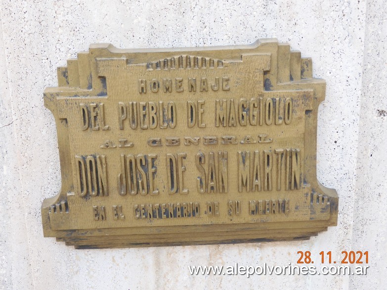 Foto: Maggiolo - Busto Gral San Martin - Maggiolo (Santa Fe), Argentina