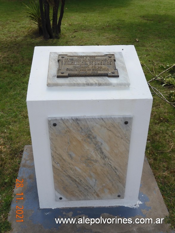 Foto: Maggiolo - Homenaje 5° Centenario Descubrimiento America - Maggiolo (Santa Fe), Argentina