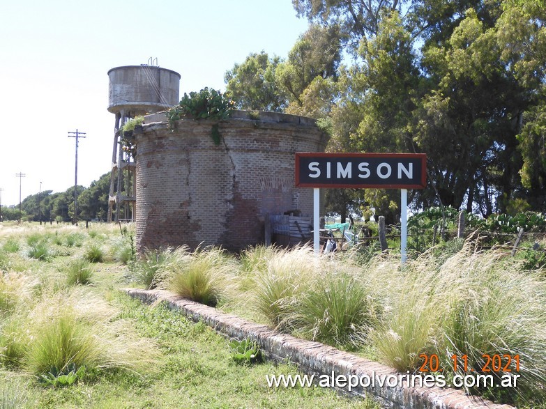 Foto: Estacion Simson - Maisonnave (La Pampa), Argentina