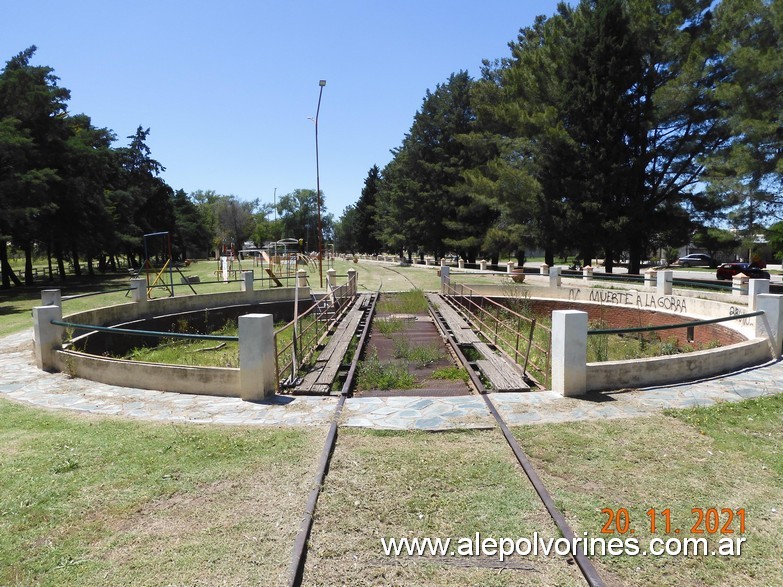 Foto: Estacion Rancul - Mesa Giratoria - Rancul (La Pampa), Argentina