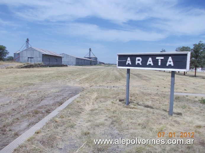 Foto: Estacion Arata FCO - Arata (La Pampa), Argentina
