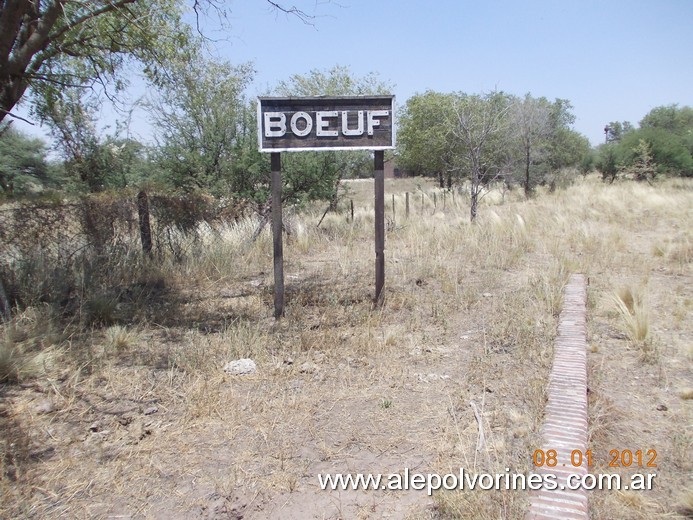 Foto: Estacion Boeuf - Boeuf (La Pampa), Argentina