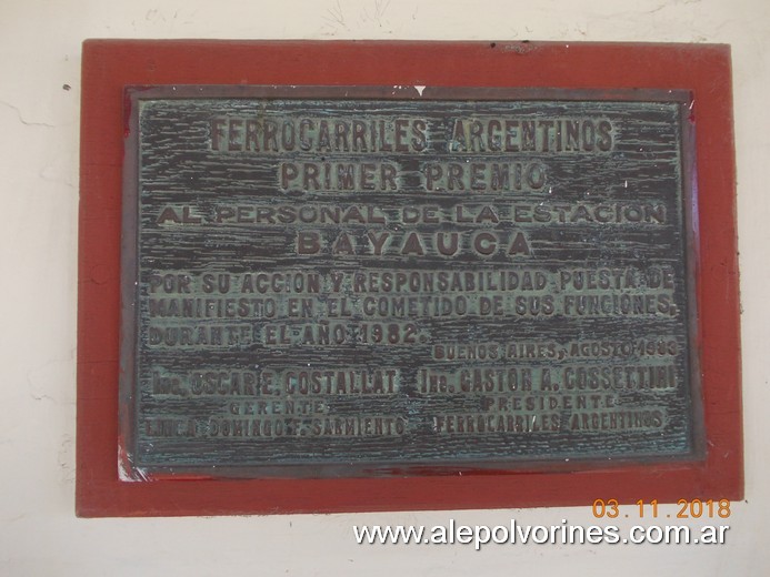 Foto: Estacion Bayauca - Bayauca (Buenos Aires), Argentina