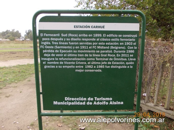 Foto: Estacion Carhue - Carhue (Buenos Aires), Argentina