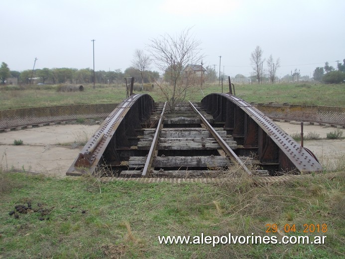 Foto: Estacion Carhue - Mesa Giratoria - Carhue (Buenos Aires), Argentina