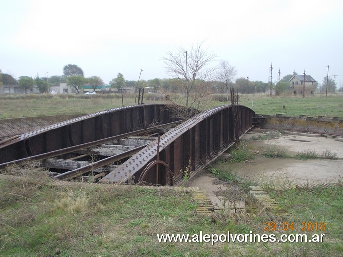 Foto: Estacion Carhue - Mesa Giratoria - Carhue (Buenos Aires), Argentina
