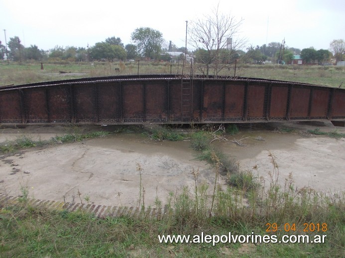 Foto: Estacion Carhue - Mesa Giratoria - Carhue (Buenos Aires), Argentina