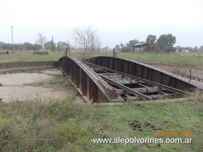 Foto: Estacion Carhue - Mesa Giratoria - Carhue (Buenos Aires), Argentina