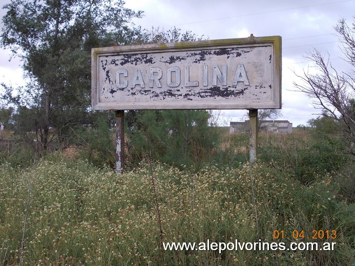 Foto: Estacion Carolina - San Basilio (Córdoba), Argentina