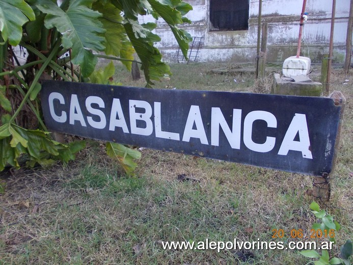 Foto: Estacion Casablanca - Colonia Aldao (Santa Fe), Argentina