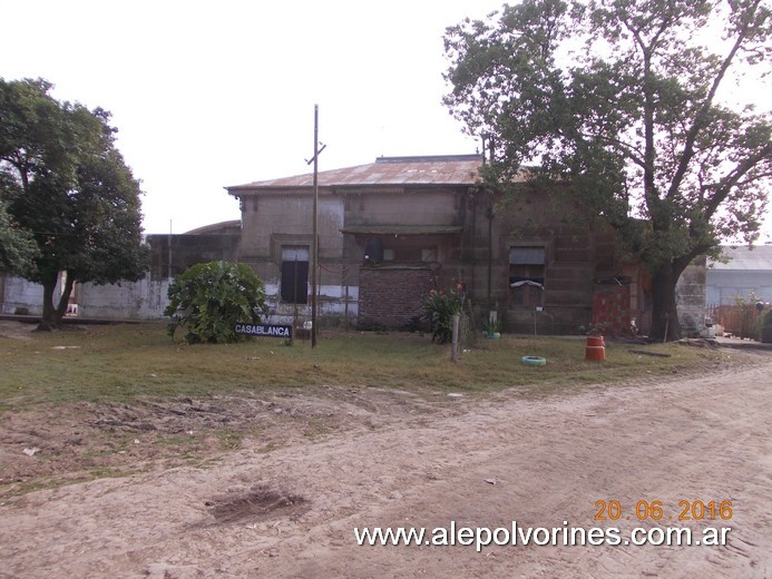 Foto: Estacion Casablanca - Colonia Aldao (Santa Fe), Argentina