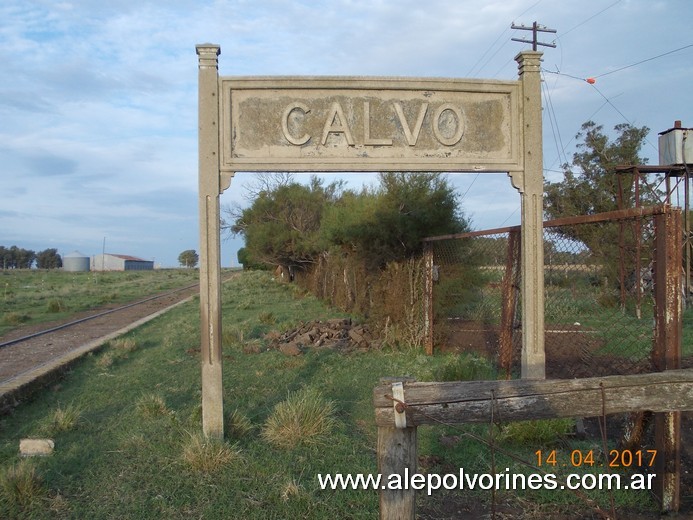 Foto: Estacion Calvo - Calvo (Buenos Aires), Argentina