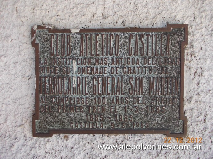 Foto: Estacion Castilla - Castilla (Buenos Aires), Argentina