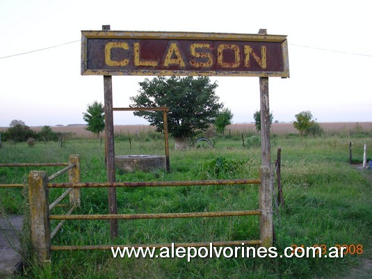 Foto: Estacion Clason - Clason (Santa Fe), Argentina