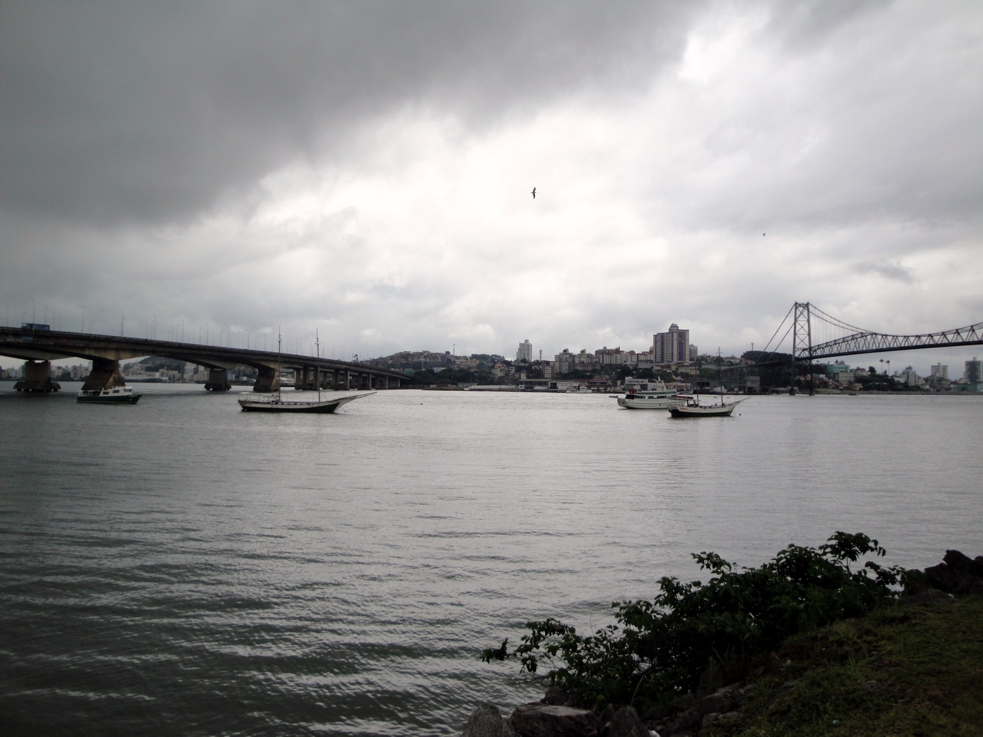 Foto: Visual das Pontes - Florianópolis (Santa Catarina), Brasil