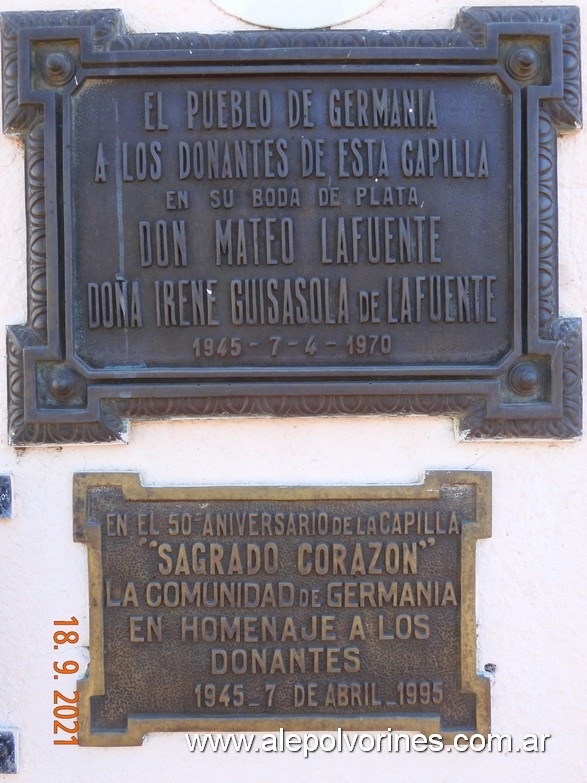 Foto: Germania - Iglesia Sagrado Corazon - Germania (Buenos Aires), Argentina