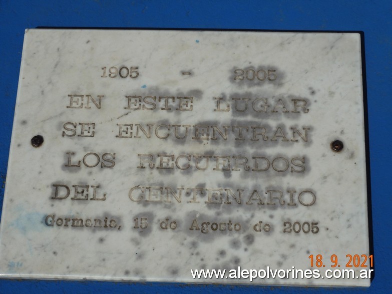 Foto: Germania - Monumento Centenario - Germania (Buenos Aires), Argentina