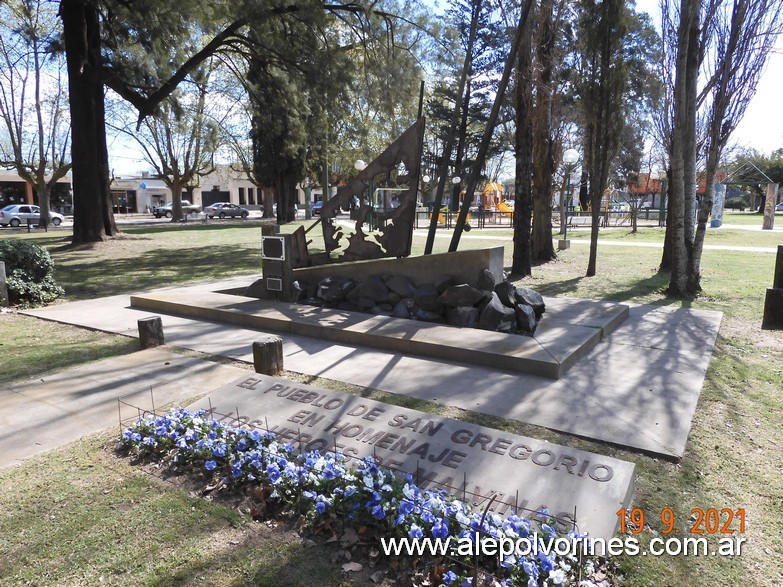 Foto: San Gregorio Monumento Malvinas - San Gregorio (Santa Fe), Argentina