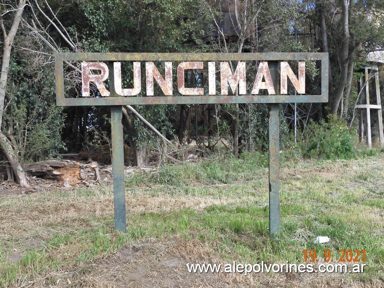 Foto: Estacion Runciman FCRPB - Runcinam (Santa Fe), Argentina