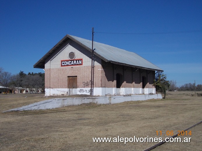 Foto: Estacion Concaran - Concaran (San Luis), Argentina