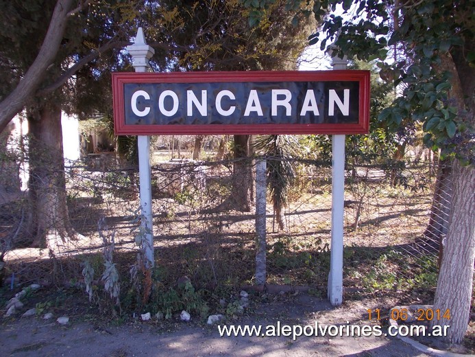 Foto: Estacion Concaran - Concaran (San Luis), Argentina
