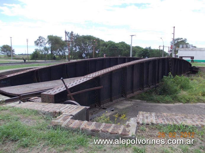 Foto: Estacion Dalmacio Velez Sarsfield - Mesa Giratoria - Dalmacio Velez Sarsfield (Córdoba), Argentina