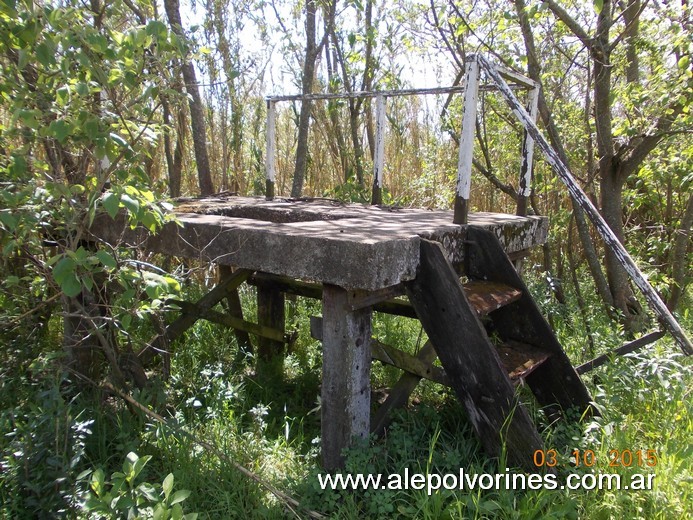 Foto: Apeadero Desvio Fernandez - Ibicuy (Entre Ríos), Argentina