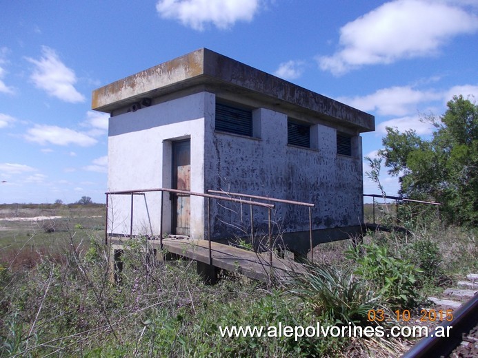 Foto: Apeadero Desvio Fernandez - Cabina - Ibicuy (Entre Ríos), Argentina