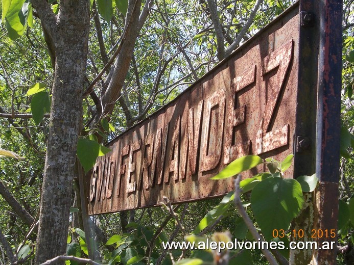 Foto: Apeadero Desvio Fernandez - Ibicuy (Entre Ríos), Argentina