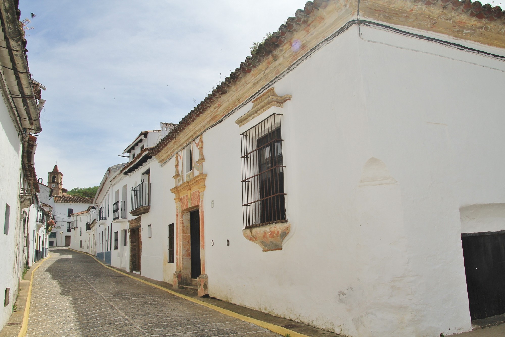 Foto: Vista del pueblo - Castaño del Robledo (Huelva), España