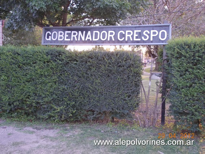 Foto: Estación Gobernador Crespo - Gobernador Crespo (Santa Fe), Argentina