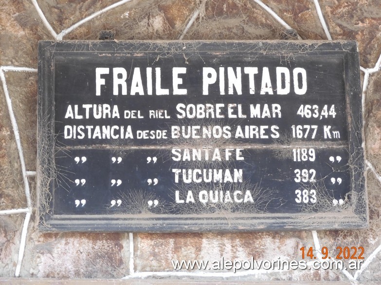 Foto: Estación Fraile Pintado - Fraile Pintado (Jujuy), Argentina