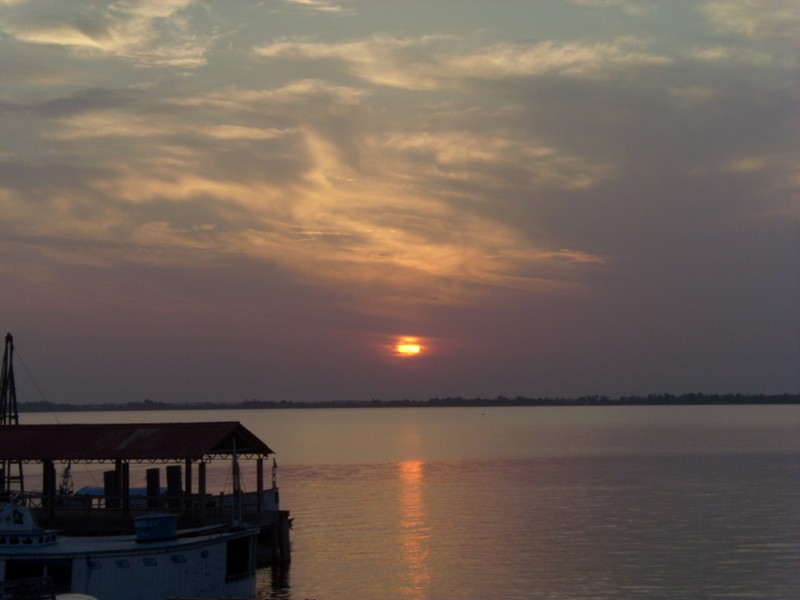 Foto: Ocaso sobre el río Xingú - Porto de Moz (Pará), Brasil