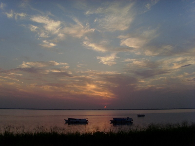 Foto: Ocaso sobre el río Xingú - Porto de Moz (Pará), Brasil