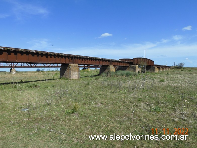 Foto: Santo Domingo - Puente ferroviario sobre Canal N°2 - Santo Domingo (Buenos Aires), Argentina