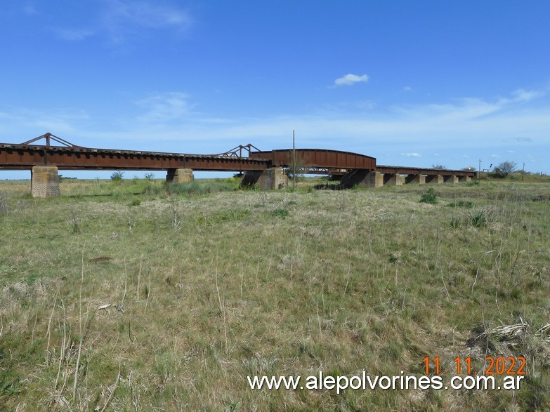 Foto: Santo Domingo - Puente ferroviario sobre Canal N°2 - Santo Domingo (Buenos Aires), Argentina