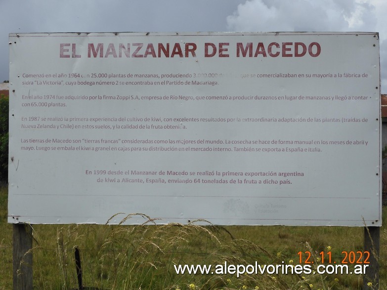 Foto: Macedo - Manzanar - Macedo (Buenos Aires), Argentina