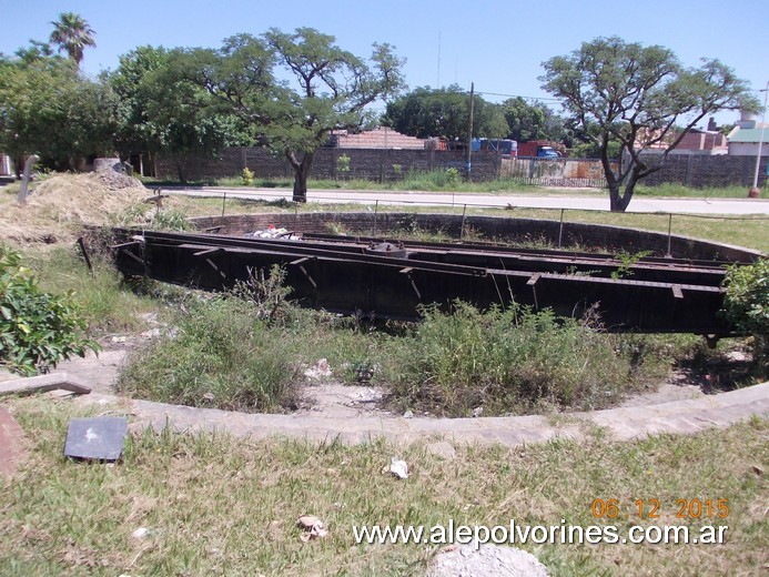 Foto: Estación Goya - Mesa Giratoria - Goya (Corrientes), Argentina