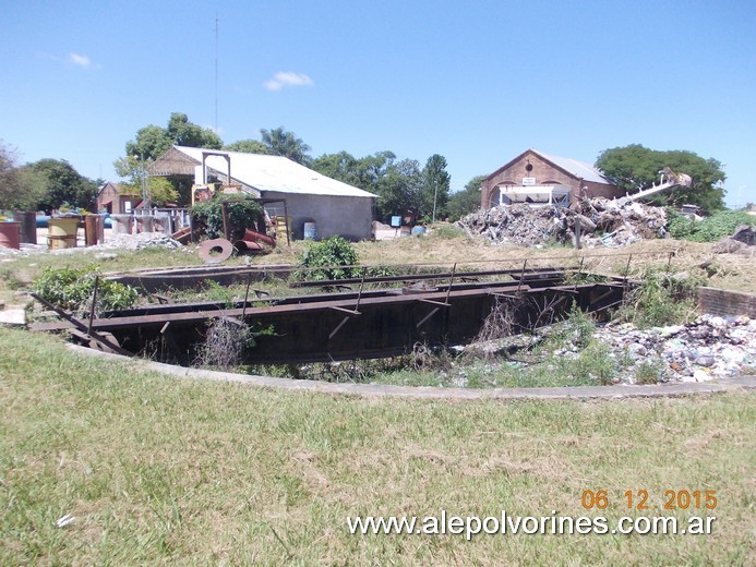 Foto: Estación Goya - Mesa Giratoria - Goya (Corrientes), Argentina
