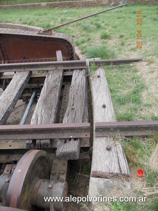 Foto: Estación Sierras Bayas - Mesa Giratoria - Guamini (Buenos Aires), Argentina