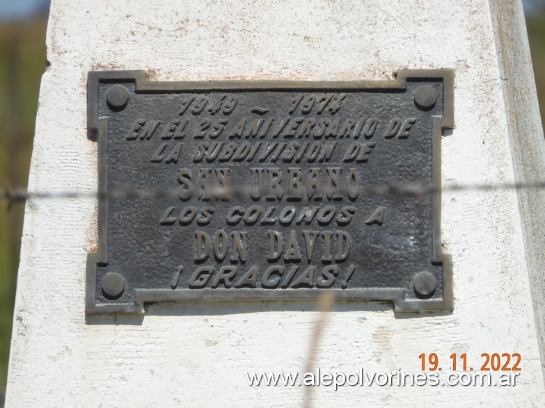 Foto: Arboledas - Monolito a Don David - Arboledas (Buenos Aires), Argentina