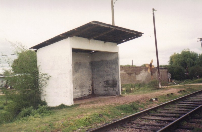 Foto: apeadero situado en el Km 57 - Santa Lucía (Canelones), Uruguay