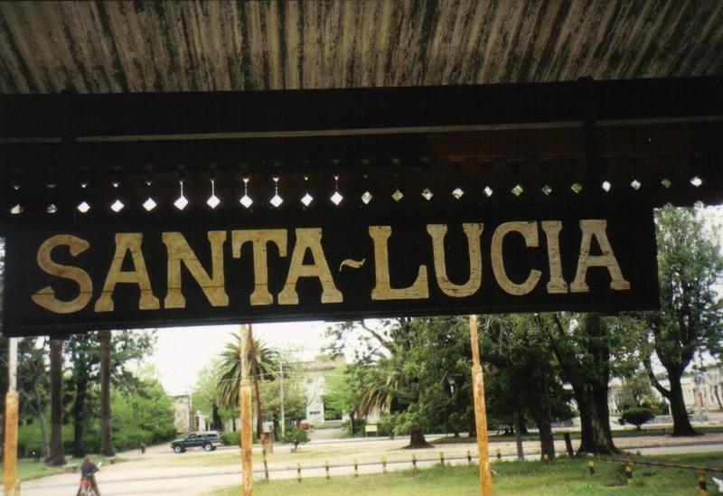 Foto: estación Santa Lucía - Santa Lucía (Canelones), Uruguay