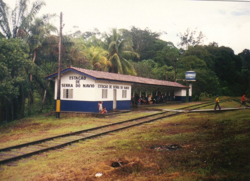 Foto: estación Serra do Navío - Estrada de Ferro do Amapá (Amapá), Brasil