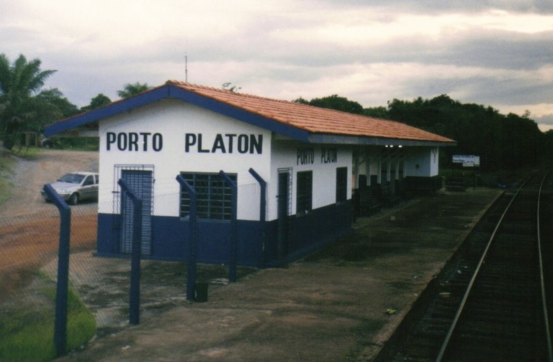 Foto: estación Porto Platon - Estrada de Ferro do Amapá (Amapá), Brasil