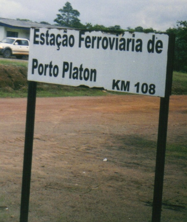 Foto: estación Porto Platon - Estrada de Ferro do Amapá (Amapá), Brasil