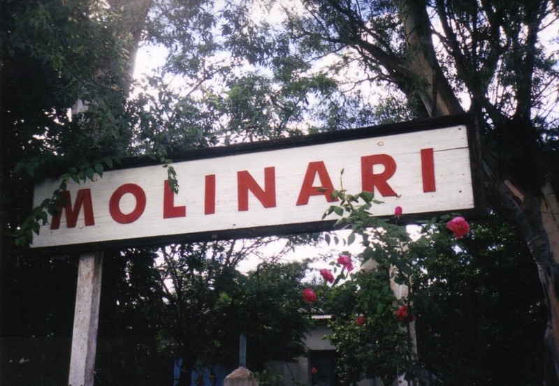 Foto: cartel de la estación Molinari - Molinari, Argentina